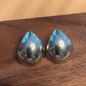 Teardrop Sterling Silver Earrings